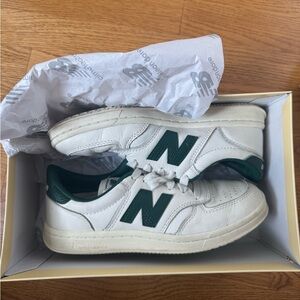 Aime Leom Dore x New Balance T500 - White and Dark Green